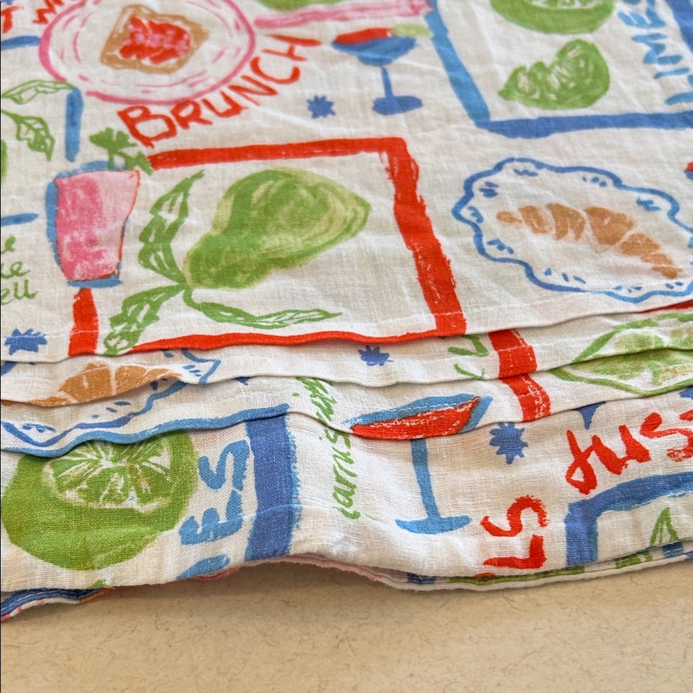 Cynthia Rowley “Girls Just Want to Have Brunch” Dress with Colorful Fruit Print - Picture 8 of 17